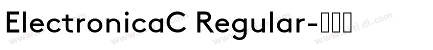ElectronicaC Regular字体转换